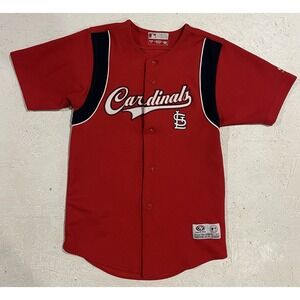 MLB St. Louis Cardinals True Fan Series Jersey Youth Medium‎ Genuine Merchandise